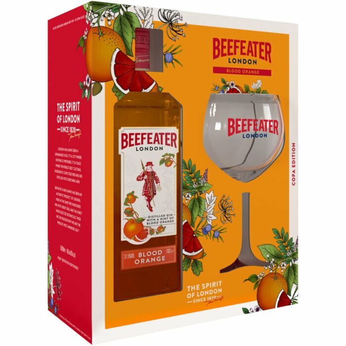 Beefeater Blood Orange 0.7L + 1 Pahar