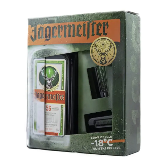 Jagermeister 0.7l + 2 pahare Lichior